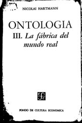 book Ontologia III: La fábrica del mundo real