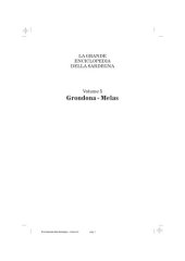 book Grande Enciclopedia della Sardegna, vol. 5 (Grondona - Melas)