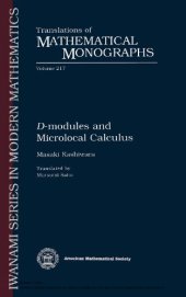 book D-modules and microlocal calculus