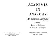 book Academia in Anarchy - Economic Diagnosis