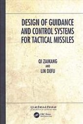 book Design of guidance and control systems for tactical missiles