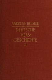 book Deutsche Versgeschichte mit Einschluss des altenglischen und altnordischen Stabreimverses. Band 2