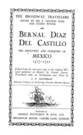 book Bernal Diaz del Castillo: The Discovery and Conquest of Mexico 1517-1521