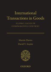 book International Transactions in Goods: Global Sales in Comparative Context