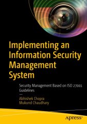 book Implementing An Information Security Management System: Security Management Based On ISO 27001 Guidelines