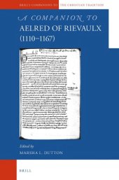 book A Companion to Aelred of Rievaulx (1110-1167)