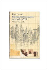 book El pensamento europeo en el siglo XVIII