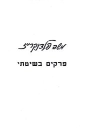 book פרקים בשיטתי