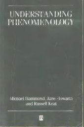 book Understanding Phenomenology