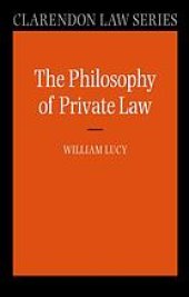 book Philosophy of private law