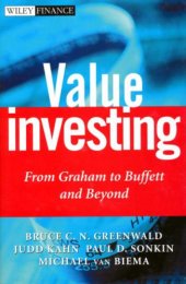 book Value investing : from Graham to Buffet and beyond