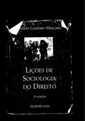 book Lições de Sociologia do Direito