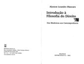 book Introdução à Filosofia do Direito: dos modernos aos contemporâneos