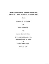 book A STUDY OF DIRECT-COUPLED AMPLIFIERS FOR LOW-LEVEL SIGNALS AND A METHOD OF LOWERING THE PRESENT LIMIT