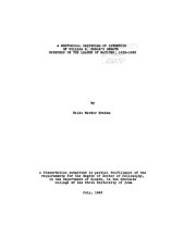 book A Rhetorical Criticism of Invention of William E. Borah’s Senate Speeches on the League of Nations, 1918-1920