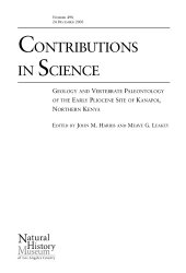 book GEOLOGY AND VERTEBRATE PALEONTOLOGY OF THE EARLY PLIOCENE SITE OF KANAPOI,NORTHERN KENYA