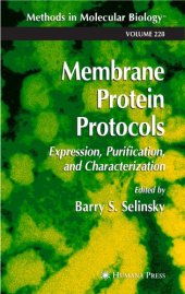 book Membrane protein - Expression, purification and characterization