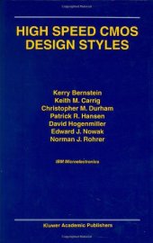 book High Speed Cmos Design Styles