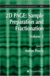 book 2D PAGE: Sample Preparation and Fractionation