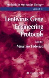 book Lentivirus Gene Engineering Protocols