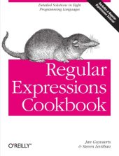 book Regular expressions cookbook : detailed solutions in eight programming languages