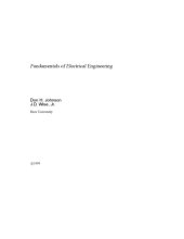 book Fundamentals of Electrical Engineering