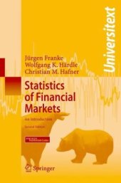 book Statistics of financial markets: an introduction