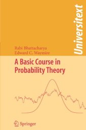 book A basic course in probability theory