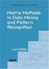 book Matrix methods in data mining and pattern recognition