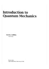 book Introduction to Quantum Mechanics