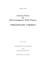 book Lecture Notes on Electromagnetic Field Theory