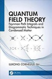 book Quantum Field Theory : Feynman Path Integrals and Diagrammatic Techniques in Condensed Matter