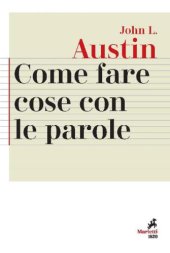 book Come fare cose con le parole