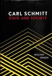 book Carl Schmitt: State And Society