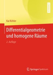 book Differentialgeometrie und homogene Räume