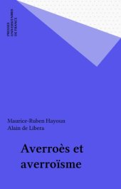 book Averroès et averroïsme