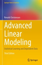 book Advanced Linear Modeling: Statistical Learning And Dependent Data