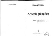 book Articole Stiintifice-Partea 1