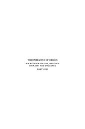 book Theophrastus of Eresus. Sources for His Life, Writings, Thought and Influence (2 Vols)