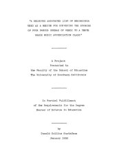 book A selected annotated list of recordings used as a medium for conveying the stories of four famous operas of Verdi to a tenth grade music appreciation class