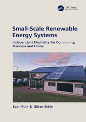 book Small-Scale Renewable Energy Systems: Independent Electricity For Community, Business And Home