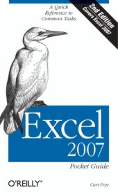 book Excel 2007 Pocket Guide: A Quick Reference to Common Tasks