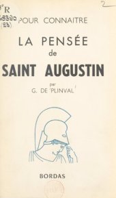 book La pensée de Saint Augustin