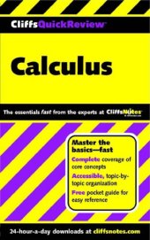 book CliffsQuickReview Calculus (Cliffs Quick Review)