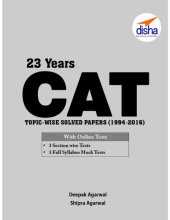 book 23 Years CAT Topic-wise Solved Papers (1994-2016)