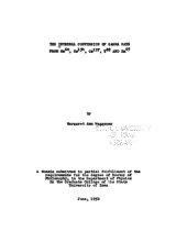 book The Internal Conversion of Gamma-Rays From Cobalt-60, Cesium-134, Cesium-137, Yttrium-88, and Zinc-65