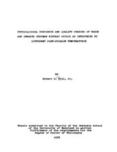 book Physiological responses and quality changes of waxed and unwaxed Stayman winesap apples as influenced by different post-storage temperatures