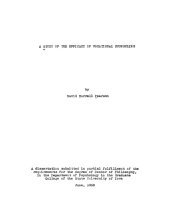 book A study of the efficacy of vocational counseling