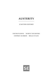 book Austerity: 12 Myths Exposed