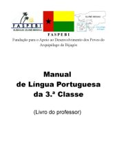 book Manual de Língua Portuguesa da 3.ª Classe (Livro do professor)